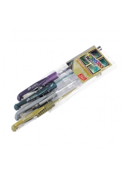 Długopis żelowy metaliczny 4 kolory EASY