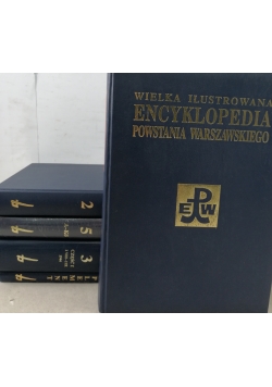 Wielka ilustrowana encyklopedia Powstania Warszawskiego zestaw 5 książek