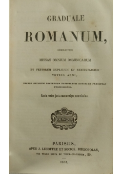 Graduale Romanum 1953 r.