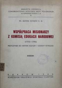 Współpraca misjonarzy z komisją edukacji narodowej 1946 r.