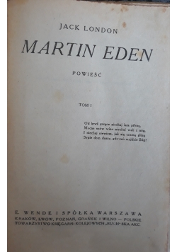 Martin Eden tom 1, 1920 r.