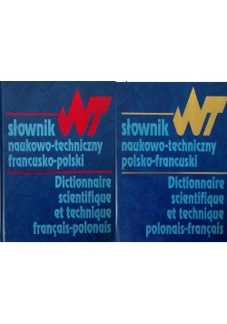 Słownik naukowo-techniczny francusko-polski/ polsko-francuski