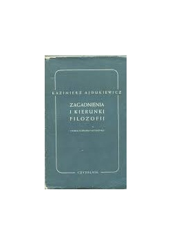 Zagadnienia i kierunki filozofii, 1949 r.