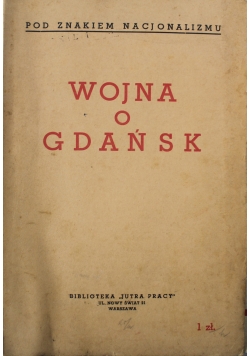 Wojna o Gdańsk 1938 r