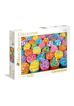 Puzzle High Quality Collection Colorful Cupcakes 500