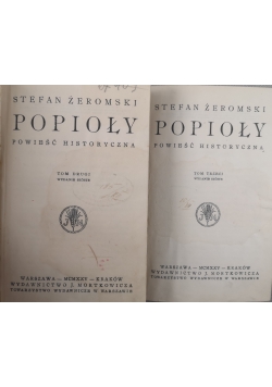 Popioły Tom II i III 1925 r.