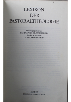 Lexikon der pastoraltheologie