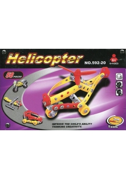 Klocki konstrukcyjne Helicopter 58 elementów