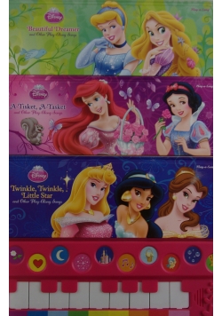 Disney Princess. Play - a - song. Zestaw 3 książek + organki