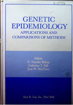 Genetic epidemiology