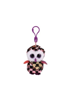 Beanie Boos Cekinowy Checks sowa brelok