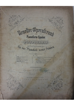 Heurster Opernfreund fur Pianoforte Spieler, ok 1850 r.