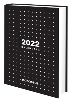 Kalendarz książkowy 2022 Narcissus A5 dzienny czarny