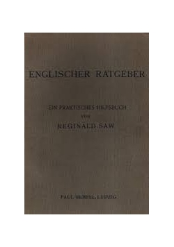 Englischer Ratgeber. Ein Praktisches Hilfsbuch, 1939 r.