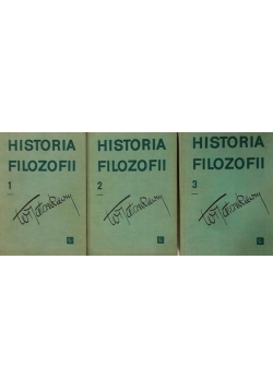 Historia filozofii Tom I - III