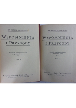 Wspomnienia i przygody, tom 1 i 2, 1925 r.