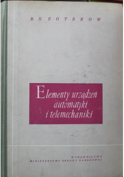 Elementy urządzeń automatyki i telemechaniki