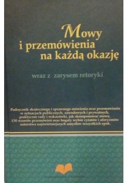 Mowy i przemówienia na każdą okazję