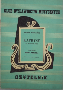 Kaprysy na skrzypce solo 1949 r.