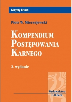 Kompendium postępowania karnego