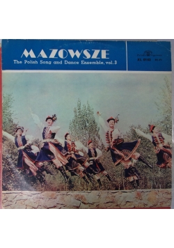 Mazowsze Tche Polish Song and Dance Ensemble Vol.3 płyta winylowa