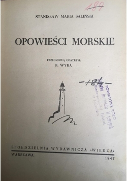 Opowieści morskie, 1947 r.