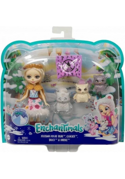 Enchantimals. Lalka Odele z rodziną sów