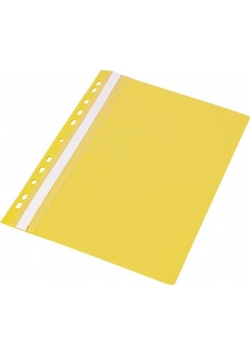 Skoroszyt A4 PP z europerforacją żółty (20szt)