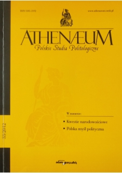 Athenaeum Polskie Studia Politologiczne Nr 33