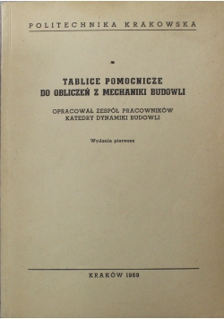 Tablice pomocnicze do obliczeń z mechaniki budowli