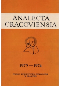 Analecta Cracoviensia 1973  1974
