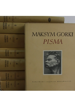 Maksym Gorki. Pisma, zestaw 8 książek