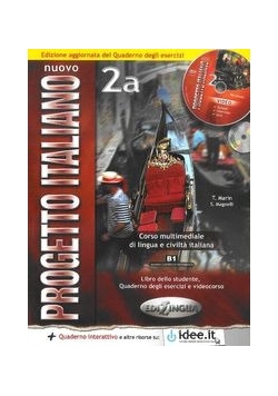 Nuovo Progetto Italiano 2A Podręcznik z ćwiczeniami + płyta DVD + płyta CD, Nowa