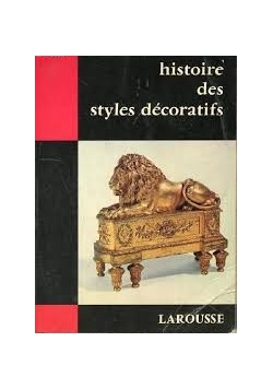 Historie des styles decoratifs