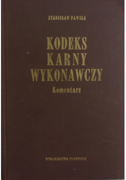 Kodeks karny wykonawczy