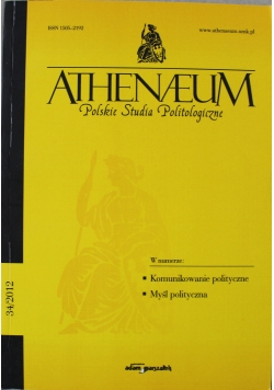 Athenaeum Polskie Studia Politologiczne nr 34