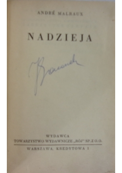 Nadzieja,1939r.