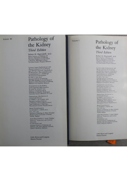 Pathology of the Kidney Volume I i III