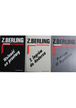Berling wspomnienia 3 tomy