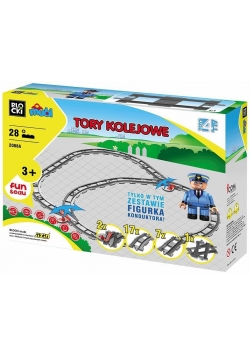 Klocki Blocki Mubi Zestaw Torów Kolejowych
