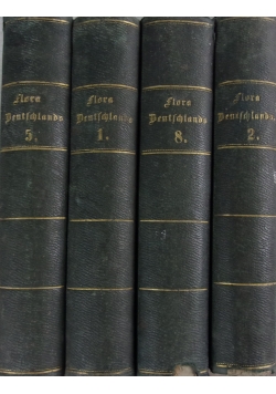 Flora von Deutschland, t. 1, 2, 5, 8, 1845r.