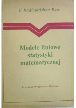 Modele liniowe statystyki matematycznej