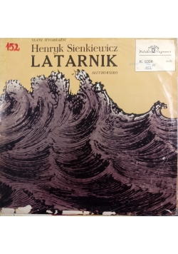 Henryk Sienkiewicz Latarnik, płyta winylowa