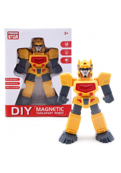 Robot z magnesami