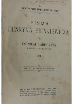 Pisma . Tom I - II. 1916 r.