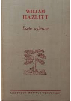 Eseje wybrane Hazlitt