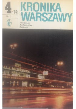 Kronika Warszawy, Nr 4/32