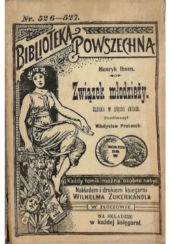 Związek młodzieży sztuka w pięciu aktach, ok 1910 r.