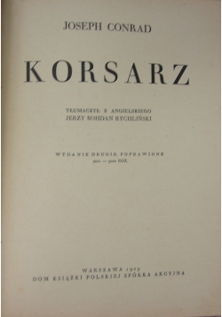 Korsarz, 1929 r.