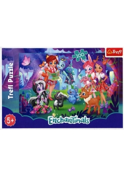 Puzzle 100 Zabawa z przyjaciółmi EnchanTimals